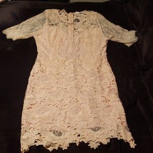 Blush Lace Dress